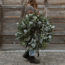 Load image into Gallery viewer, Jack Frost Collection Premium Fresh Wreath