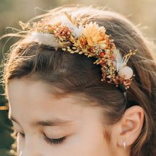 Load image into Gallery viewer, Half Everlasting Dried Flower Crown
