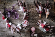 Load image into Gallery viewer, Pink & Mauve Boutonniere Northern Botanicals
