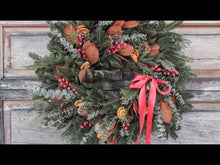 Load and play video in Gallery viewer, DIY Artisanal Classic Wreath Kit with Magnolia Leaves
