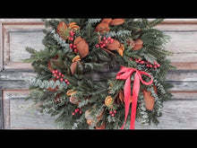 Load and play video in Gallery viewer, DIY Artisanal Classic Wreath Kit with Silver Dollar Eucalyptus