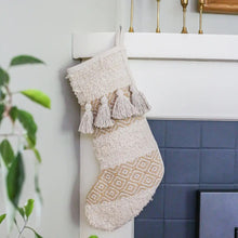 Load image into Gallery viewer, Geometric Boho Stocking