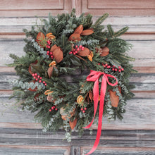 Load image into Gallery viewer, DIY Artisanal Premium Wreath Kit with Magnolia Leaves