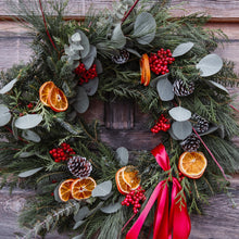 Load image into Gallery viewer, Boho Collection Premium Fresh Wreath
