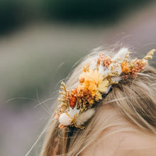 Load image into Gallery viewer, Half Everlasting Dried Flower Crown
