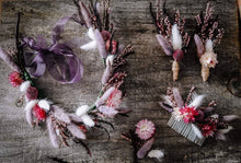 Load image into Gallery viewer, Pink &amp; Mauve Boutonniere Northern Botanicals 
